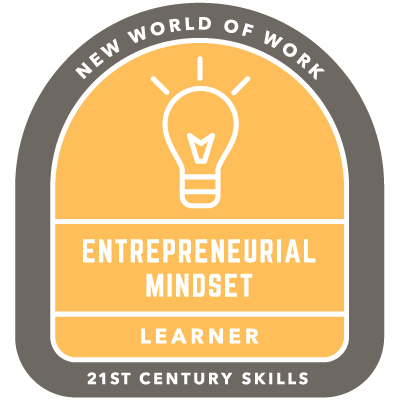 New World of Work Badge - Entrepreneurial Mindset