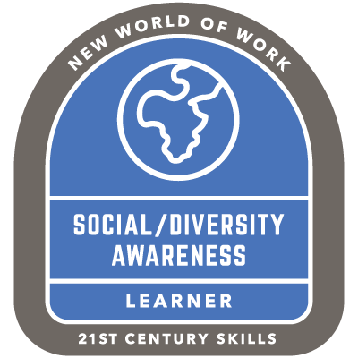 New World of Work Badge - Social/Diversity Awareness